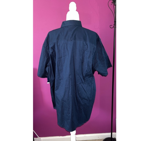 NWT MENS Club Room Granada Sky Short Sleeve Button-Up Shirt - Picture 3 of 4
